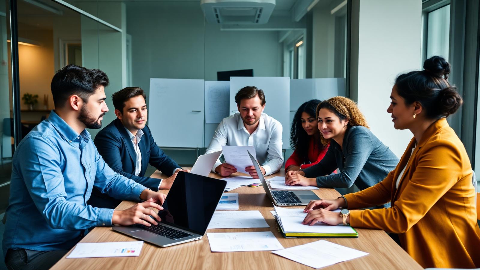 Team collaboration and planning meeting